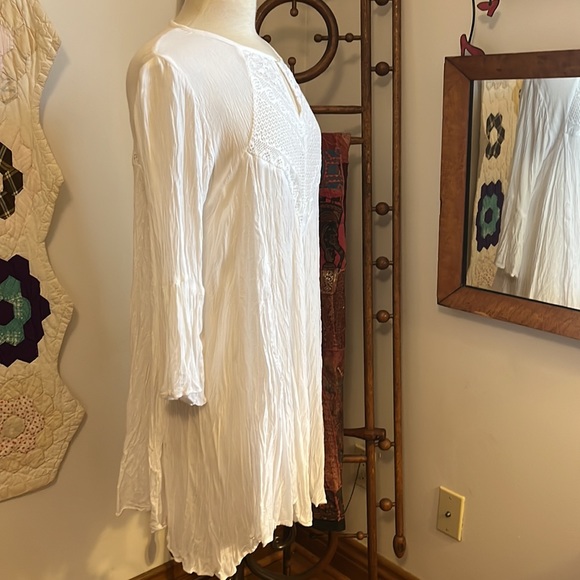 Gauzy White Dress - Picture 6 of 8